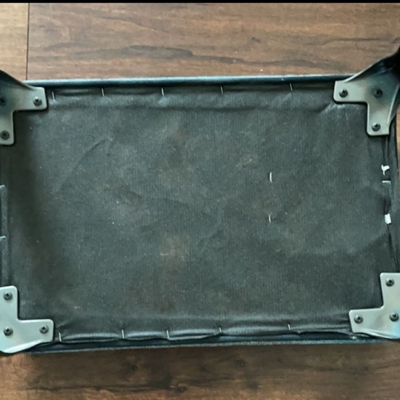 Vintage Footstool Needlepoint Cocker Spaniels- Brass Legs - Picture 2 of 6